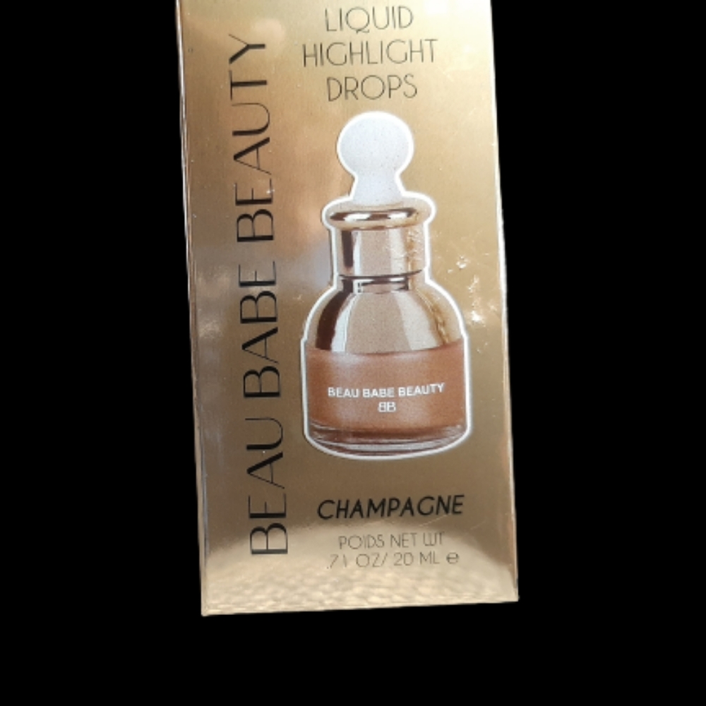 Beau Babe Beauty Liquid Highlight Drops Champagne .71oz New in Box